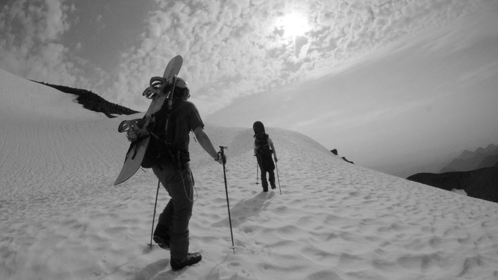 After dropping off overnight gear, we headed up the ridge to Observation Rock on Mount Rainier's northwest side. 